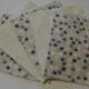 Lingettes lavables bébé velours et coton