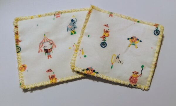 Lingettes lavables bébé coton bambou